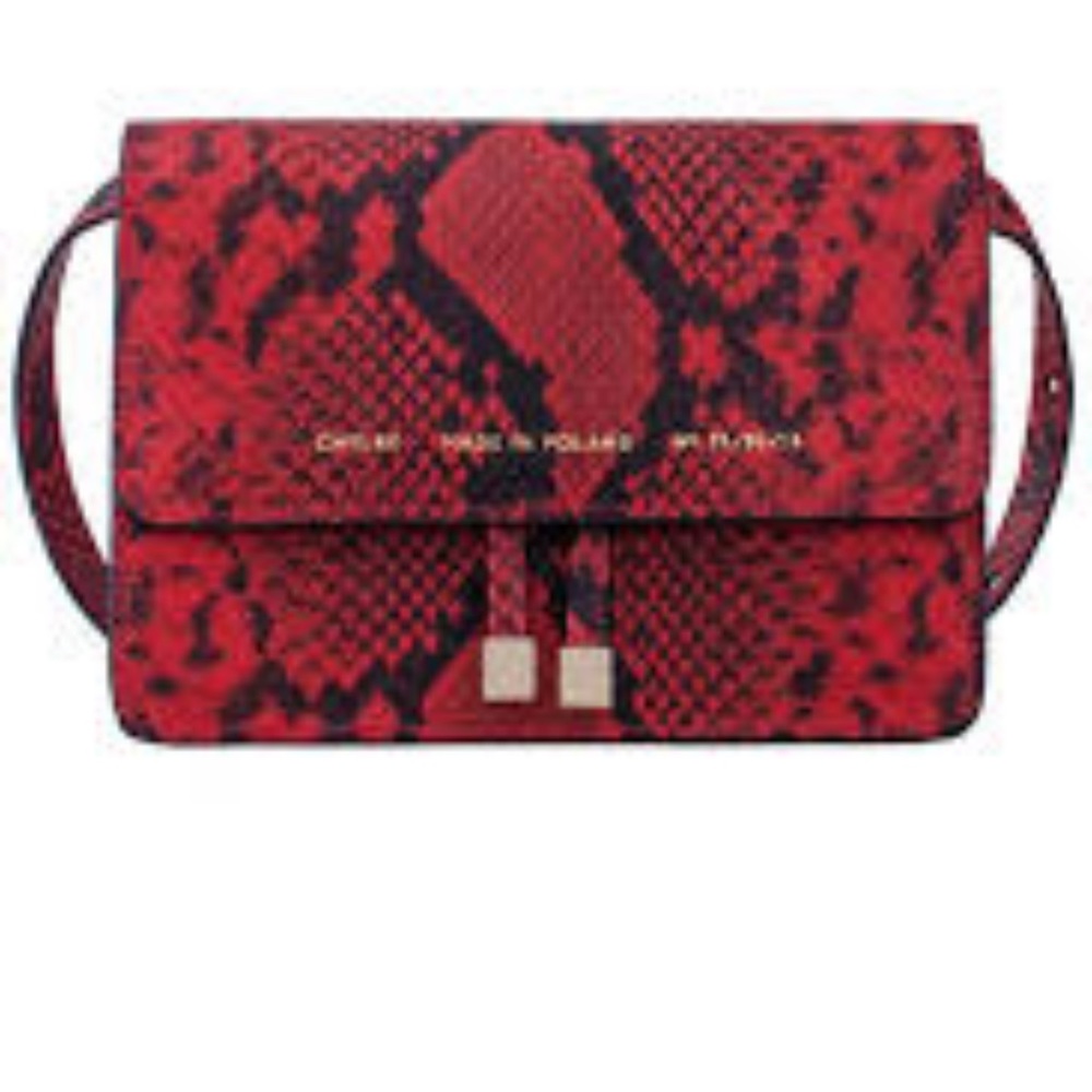 Chylak mini Belt bag in “red python” rare limited collection.